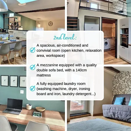 Myzenplace - Duplex 100m2 Cosy & Atypique, Centre Pieton, Parking Montélimar