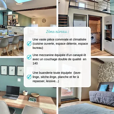 Myzenplace - Duplex 100m2 - Fibre - Cosy Et Atypique - Centre Pieton Appartement *